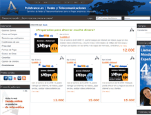 Tablet Screenshot of internet.pcadvance.es